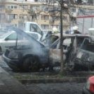 Kigyulladt egy személygépkocsi Celldömölkön