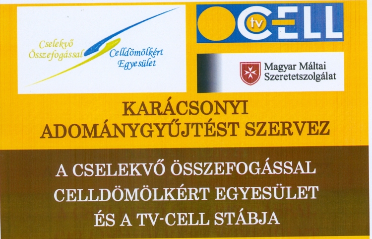 Ismét megrendezi Karácsonyi adománygyűjtését a TV-Cell