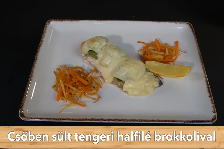 Főzzünk Robival! Csőben sült tengeri halfilé brokkolival - VIDEÓ
