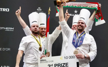 Harmadik lett a magyar csapat a Bocuse d\'Or világdöntőjén